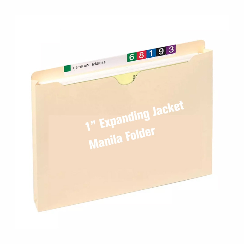 1 inch Expanding Jacket Manila Folder