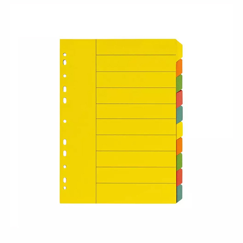 Europe Style Index Divider With Manilla Board