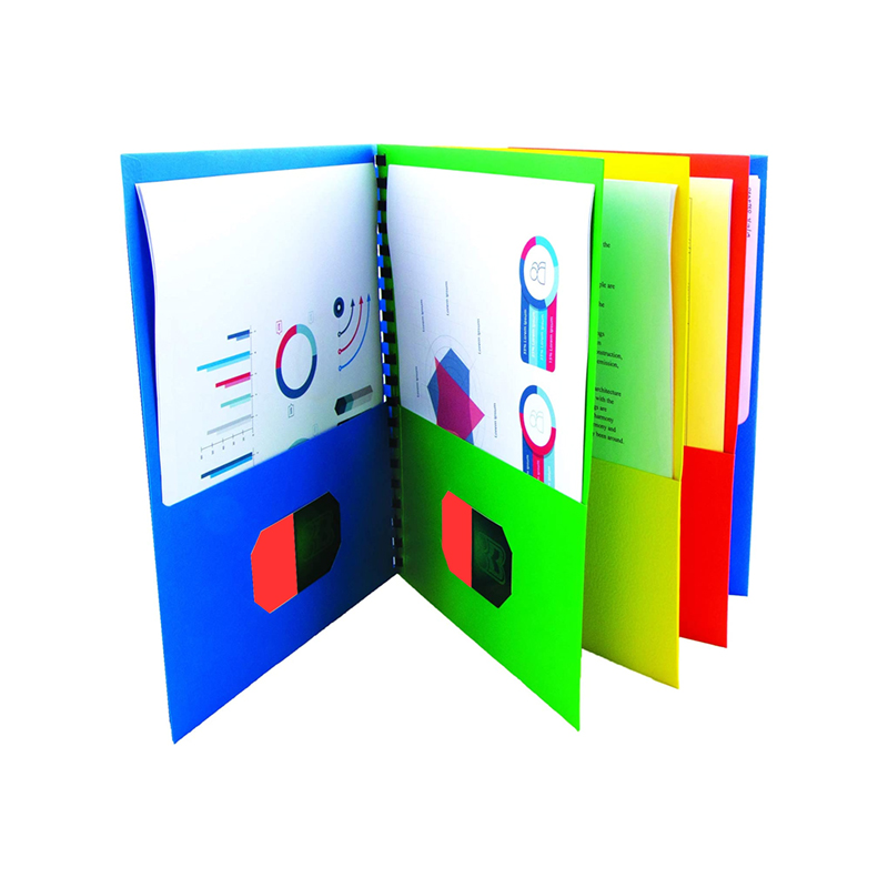 Wire Binding 8 Pocket Folder